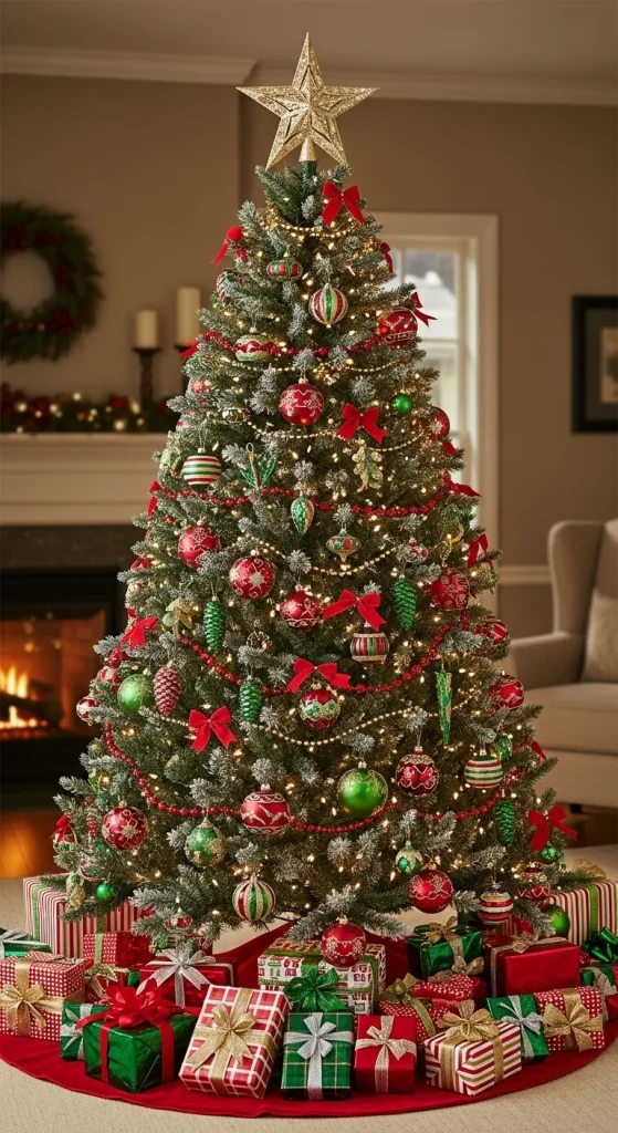 1. Classic Red and Green