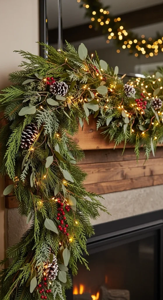 1. Start With a Lush, Full Garland