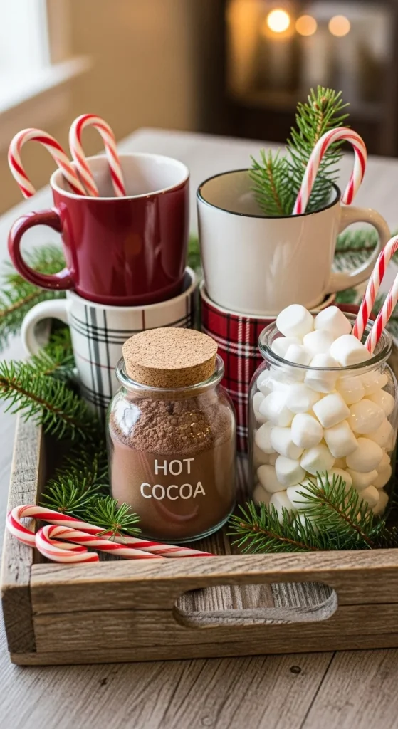 11. Cabin-Style Hot Cocoa Station