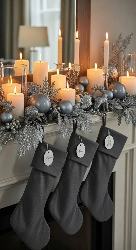 11. Soft Charcoal With Warm Whites