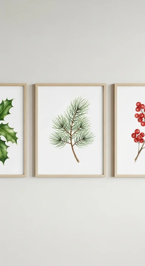 12. Botanical Holiday Prints