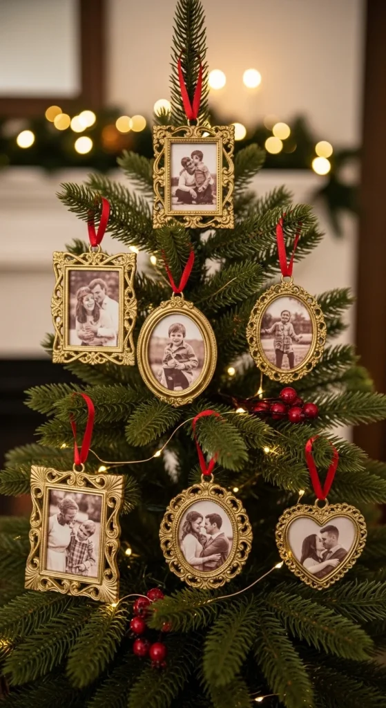 12. Mini Photo Frame Ornaments