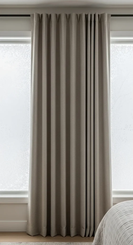 12. Soft Neutral Curtains
