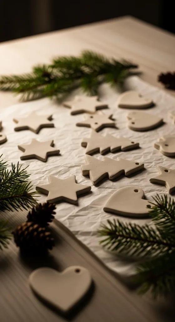 13. Homemade Clay Ornaments