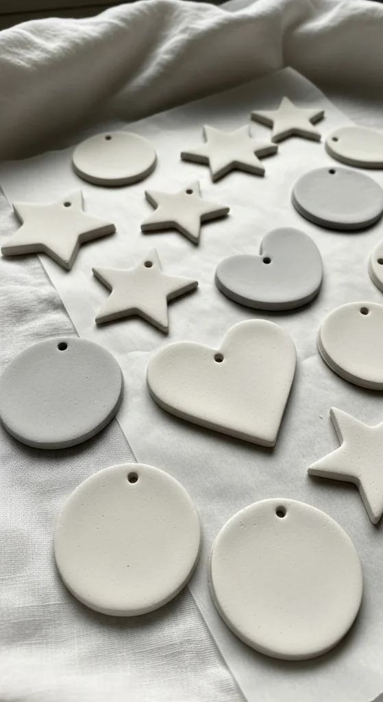 13. Use Clay Ornaments