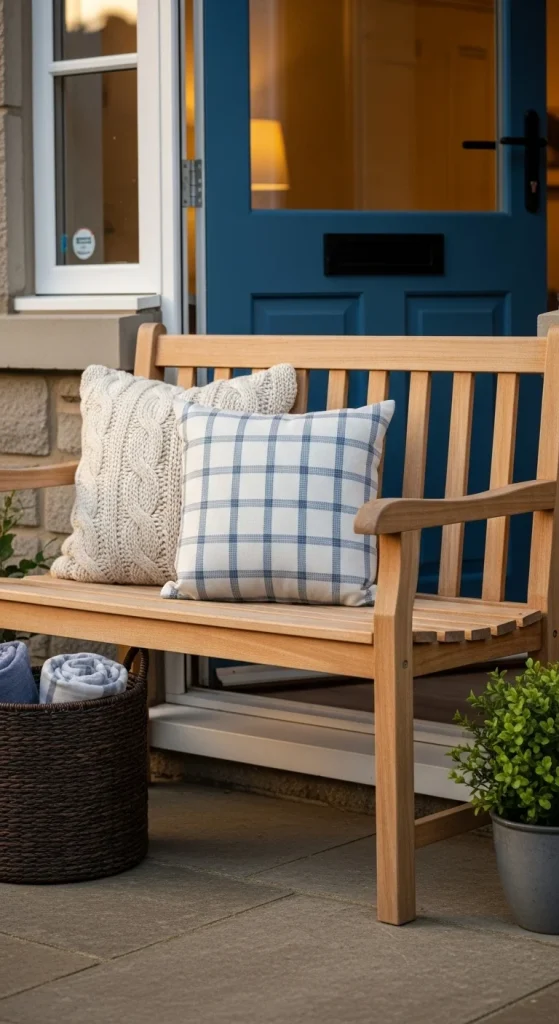14. Cozy Bench at the Entryway