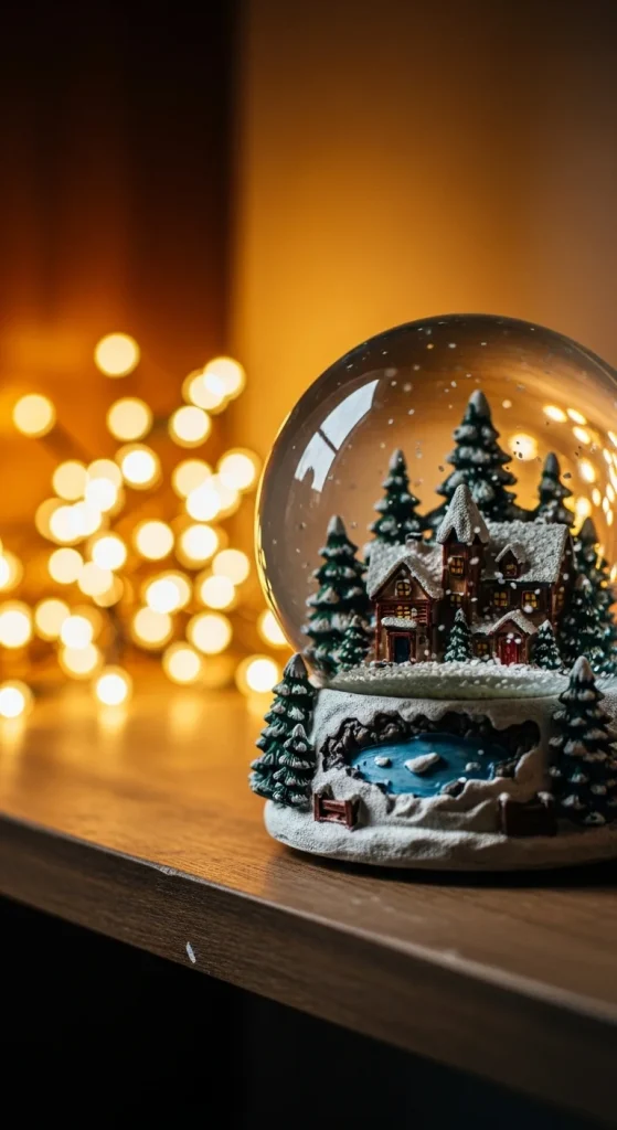 14. Old-Style Snow Globes
