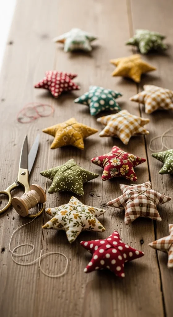 14. Scrap Fabric Stars