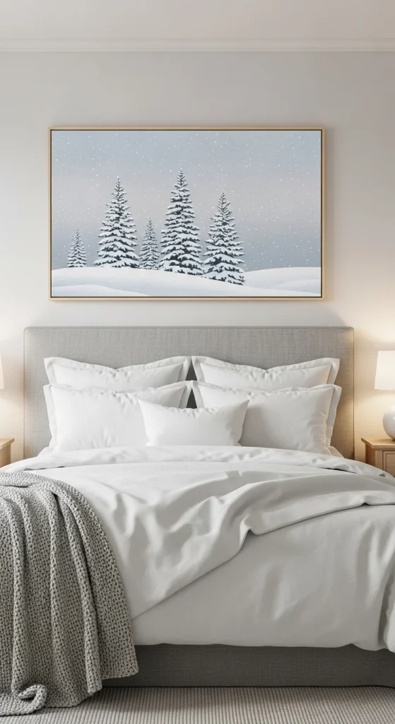 16. Minimal Winter Wall Art