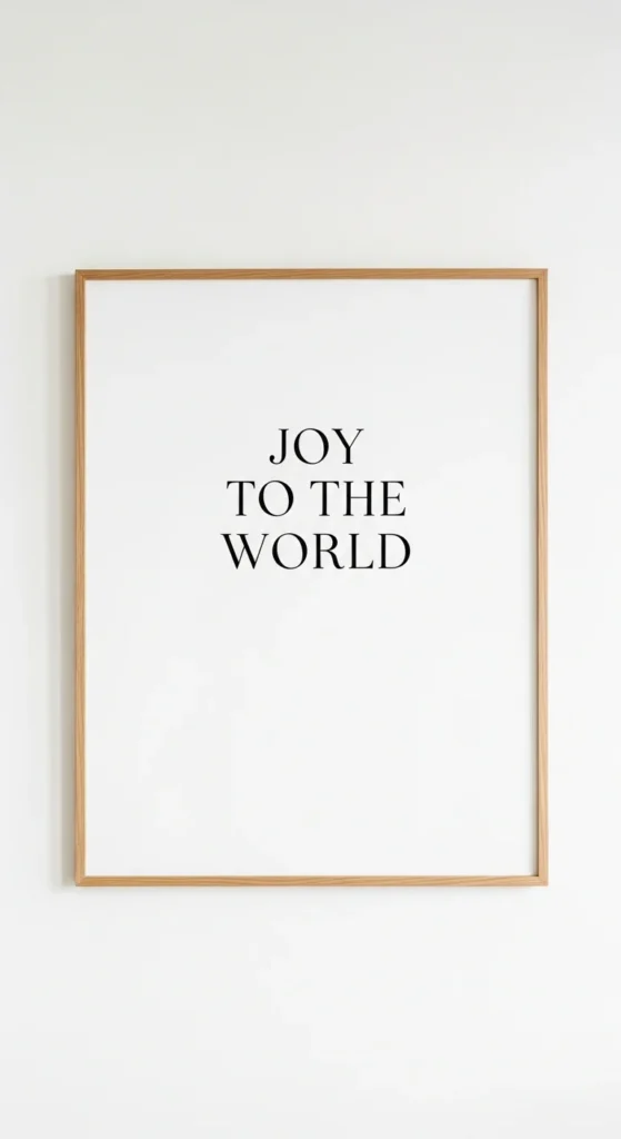 16. Oversized Holiday Quote Posters