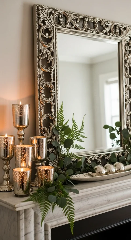 16. Silver Leaf Accents