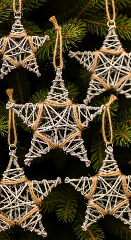 16. Snowy Twig Stars