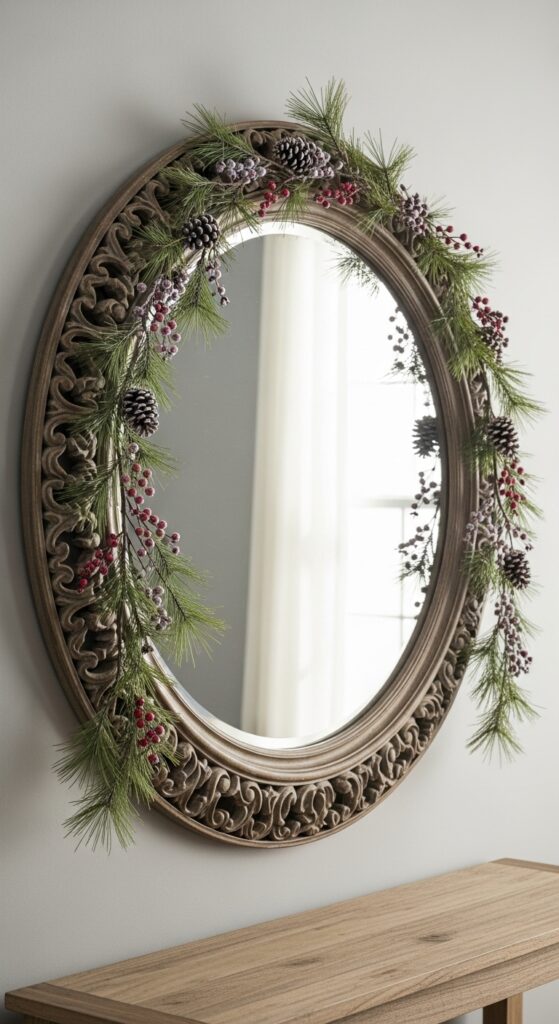 16. Statement Holiday Mirror