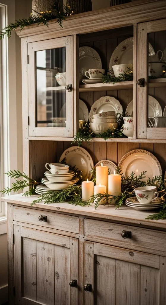 16. Vintage Crockery Displays