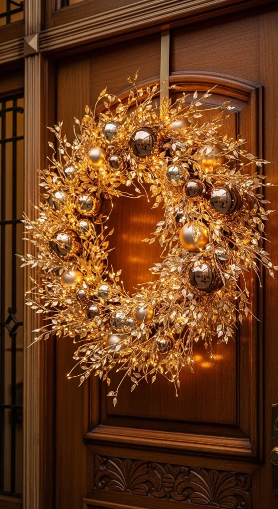 18. Gold Leaf Wreath