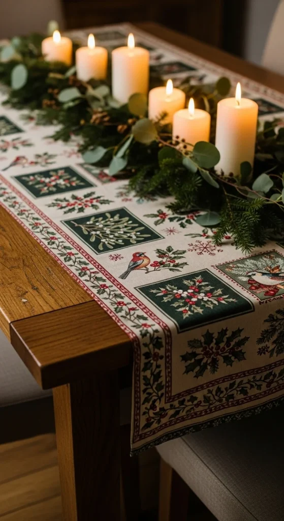 18. Retro Holiday Tablecloths