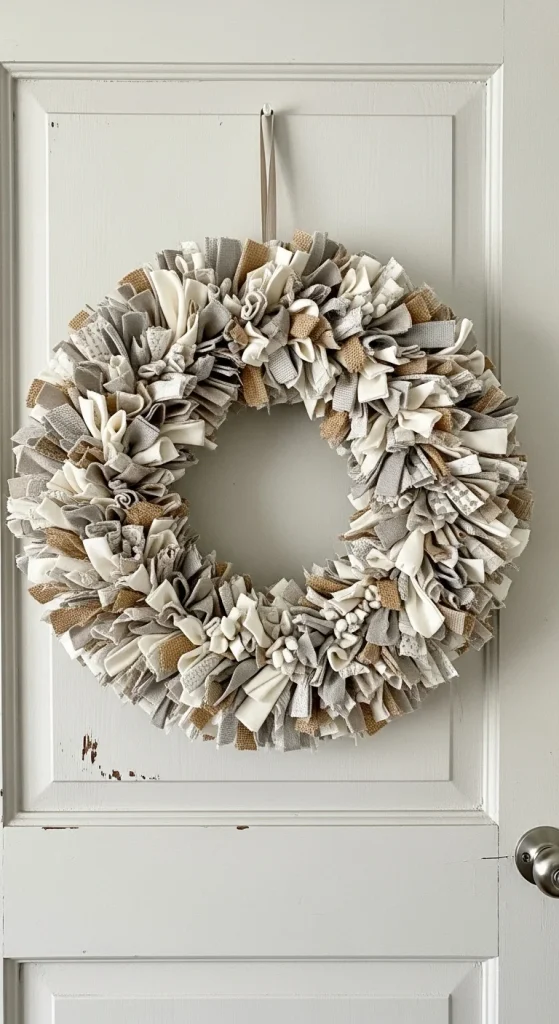18. Soft Fabric Wreaths