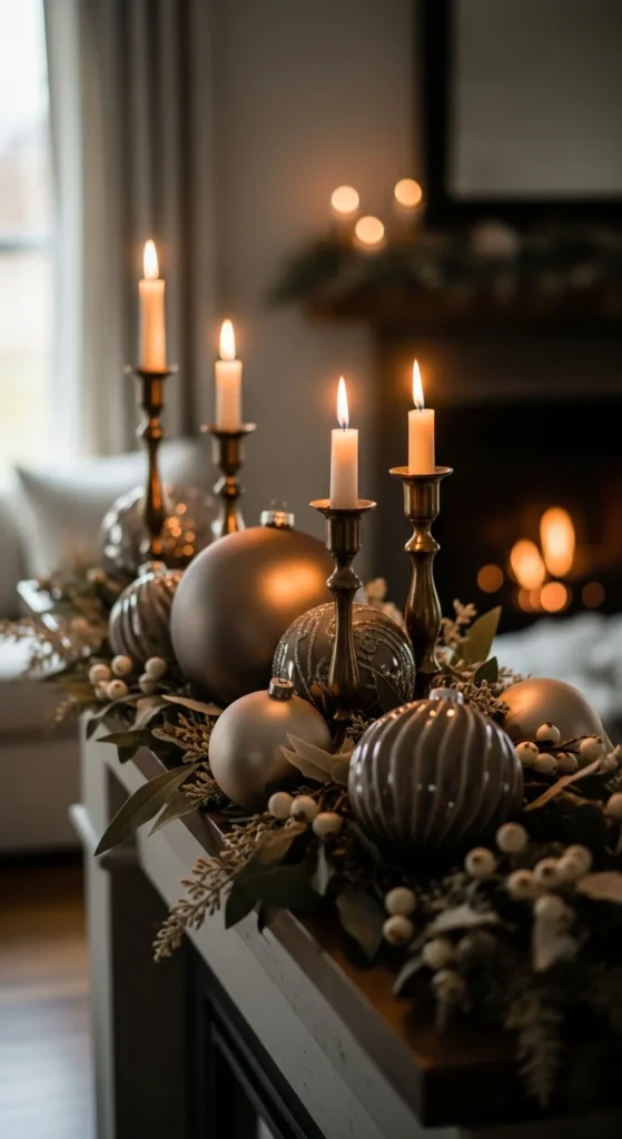 18. Warm Gray & Bronze Holiday Pairing