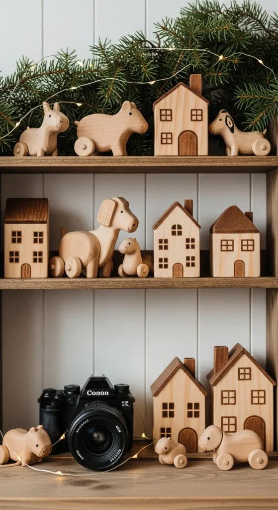 18. Wooden Toy Décor