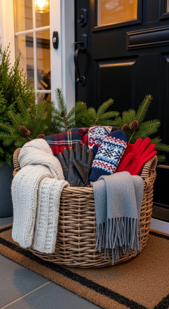 19. Seasonal Basket for Shoes and Scarves