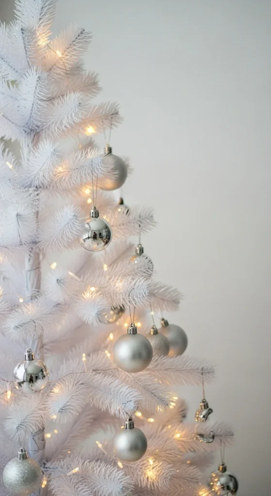 19. White Christmas Tree
