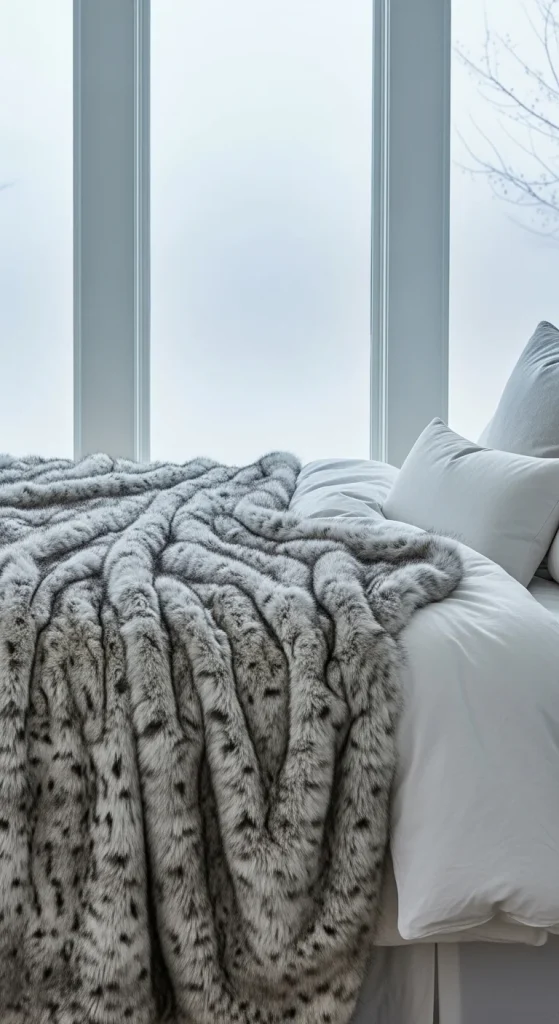 2. Faux Fur Throw Moment