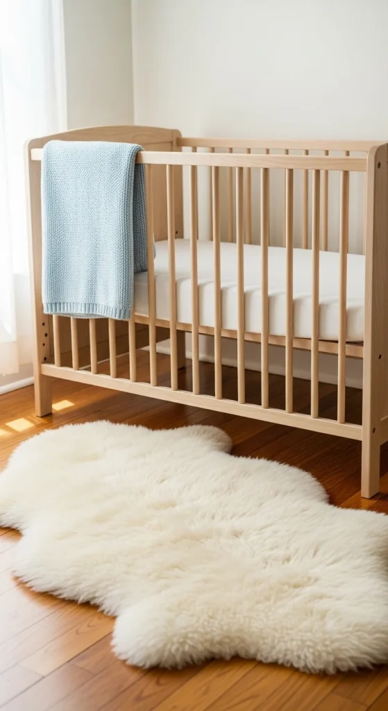 2. Keep the Crib Area Cozy but Minimal