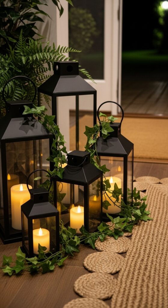2. Lanterns With LED Candles