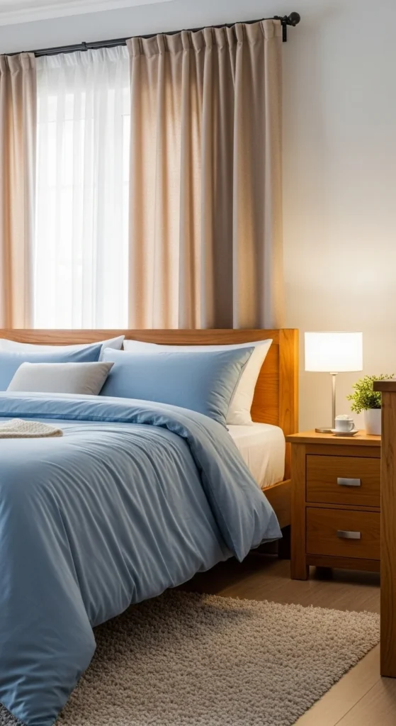 2. Pair Blue With Warm Neutrals