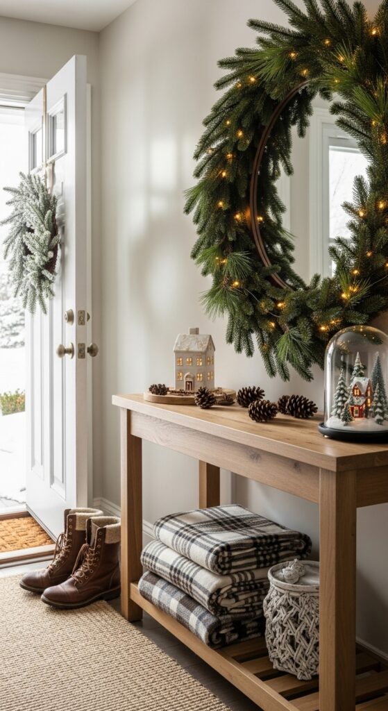 20 Entryway Christmas Decor Ideas
