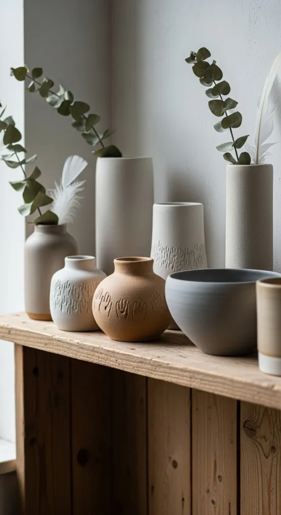 20. Handcrafted Pottery Vases
