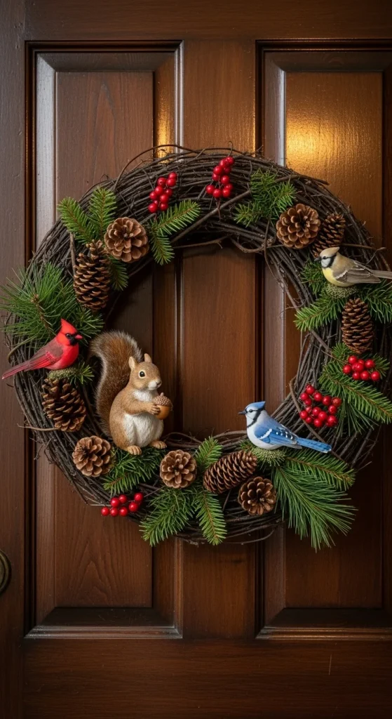 20. Woodland-Themed Wreath