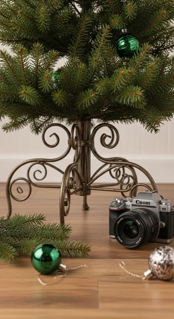 21. Vintage Metal Tree Stands