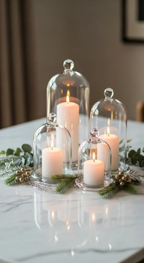 23. Modern Glass Candle Domes