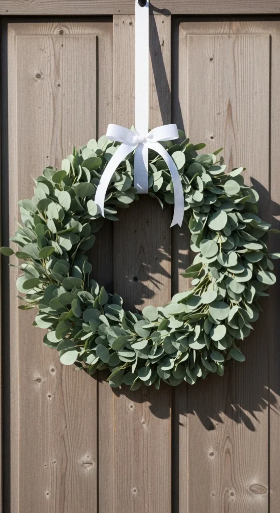 23. Simple Green Eucalyptus Wreath