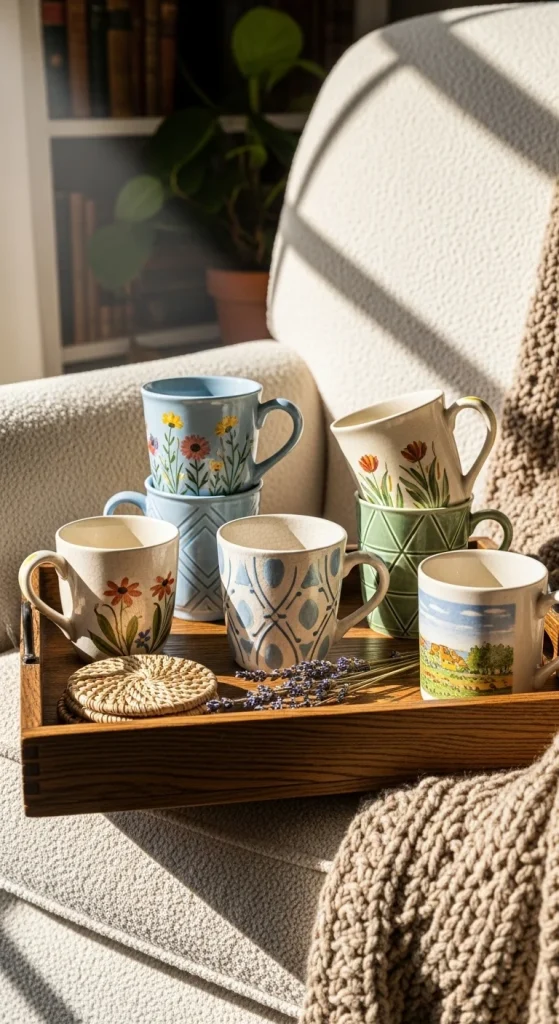 24. Vintage Ceramic Mugs