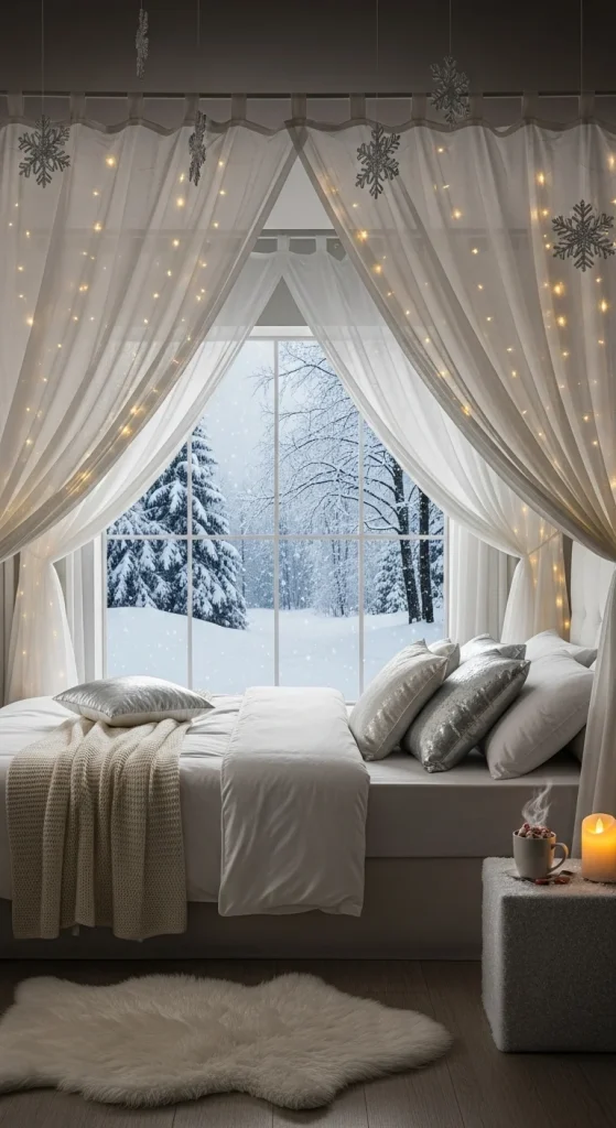 24. Winter Canopy Bed Look