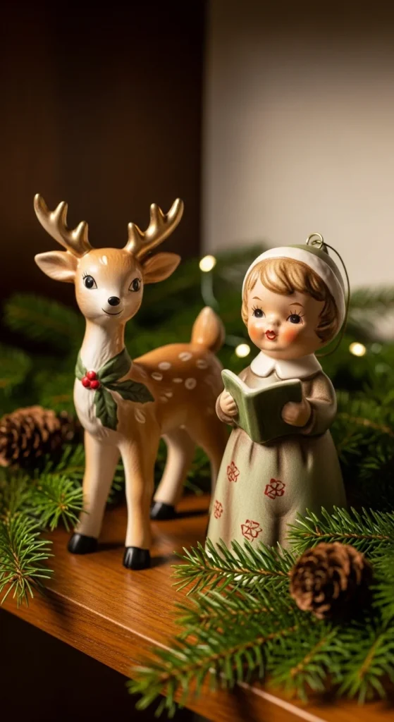25. Mid-Century Holiday Figurines