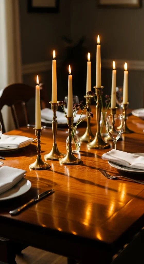 3. Add Candles for Warmth and Atmosphere