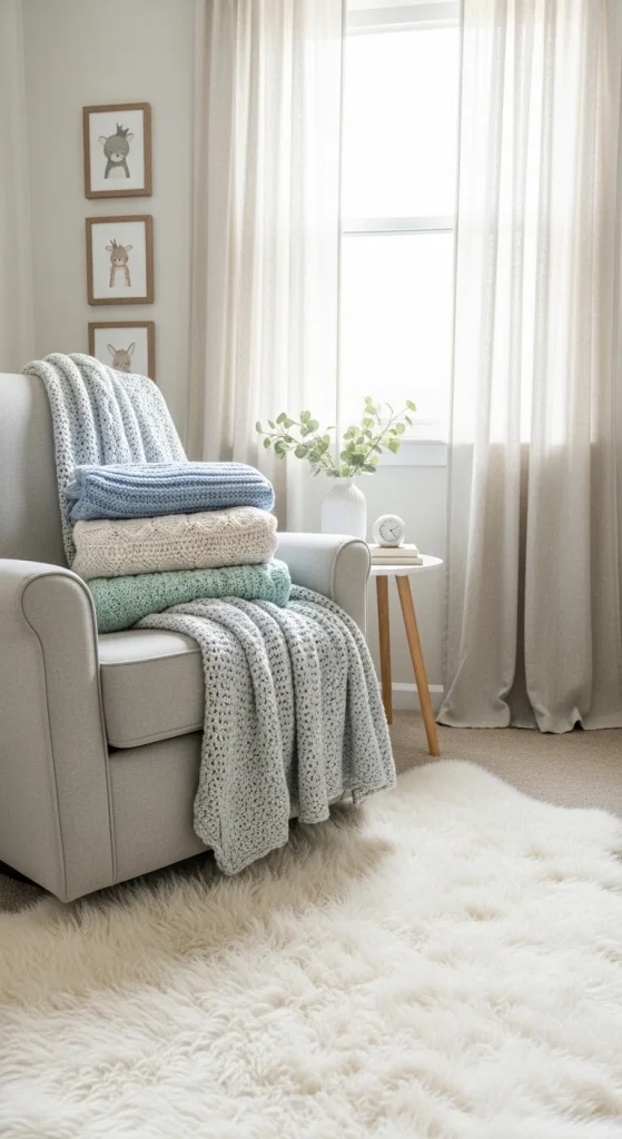 3. Add Texture Through Rugs, Curtains & Soft Fabrics