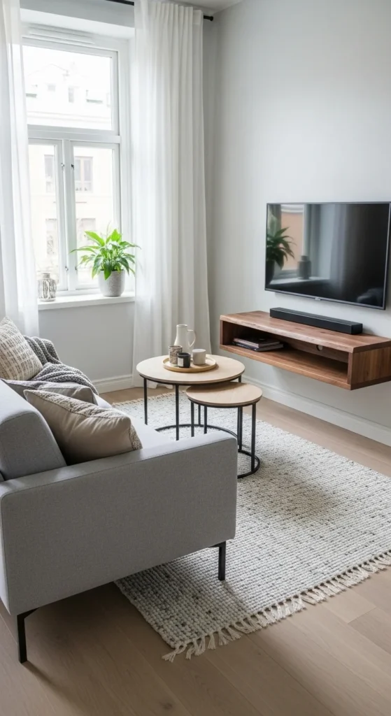 3. Choose Space-Saving, Slim Furniture