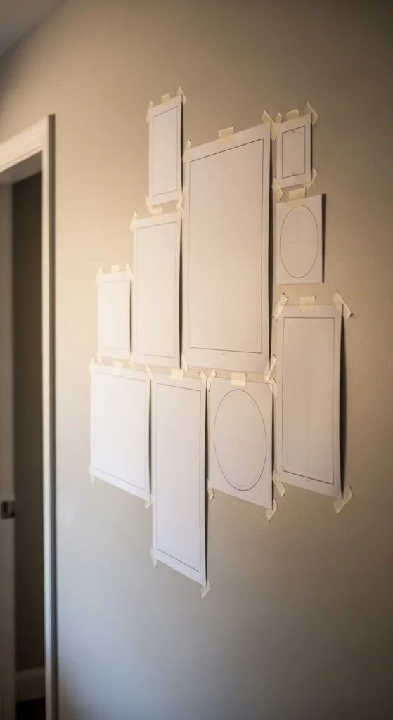 3. Create a Layout Before Hanging Anything