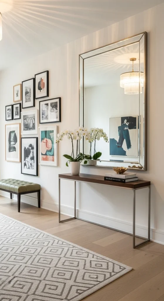 3. Use Mirrors to Enhance Light and Space