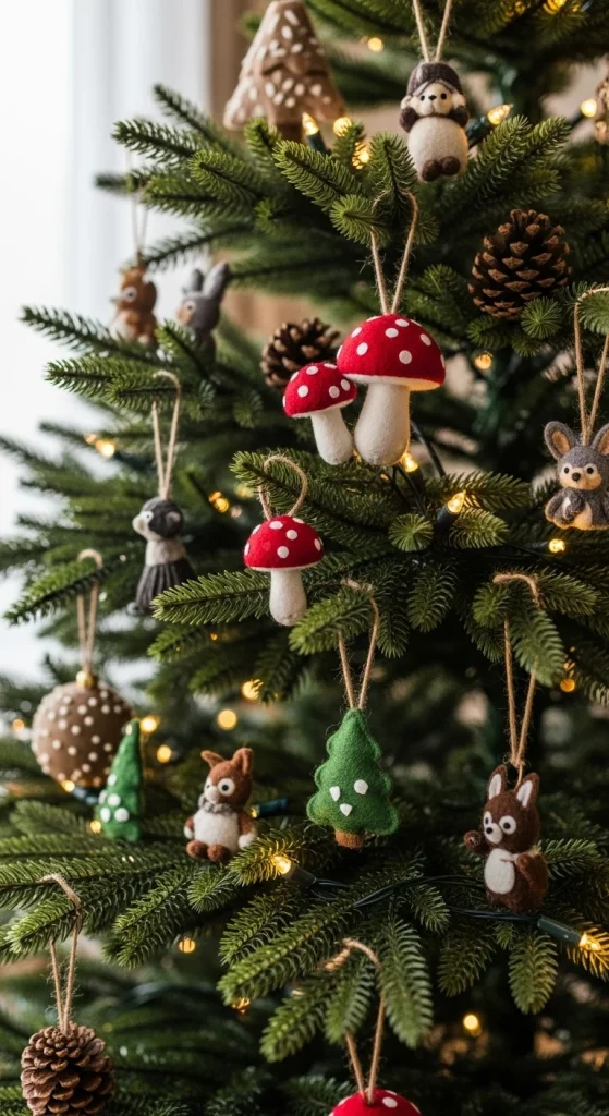 3. Woodland-Inspired Ornaments
