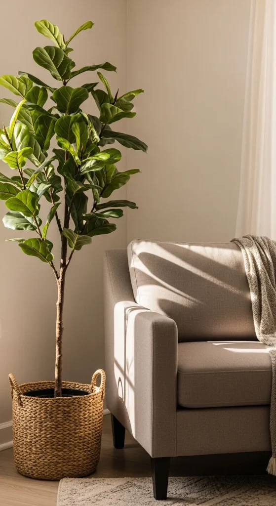 4. Bring in Fresh Greenery (Real or Faux)