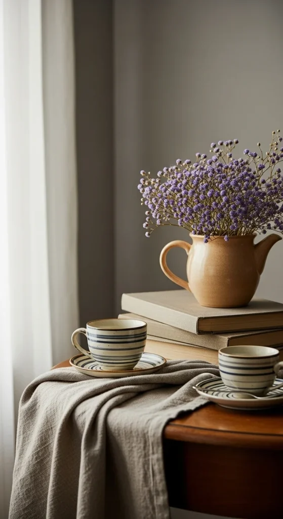 4. Layer Smaller Décor Pieces for Texture