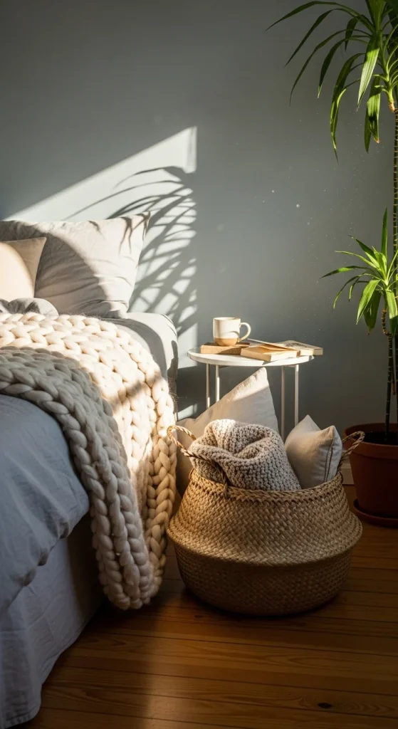 4. Layer Textures for a Chic, Cozy Feel