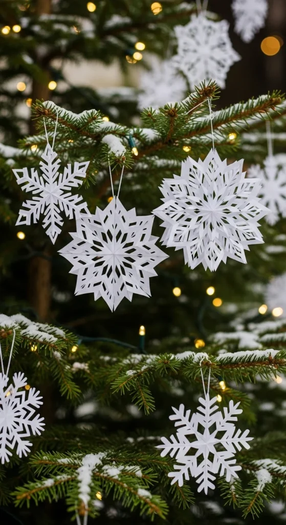 4. Paper Snowflakes