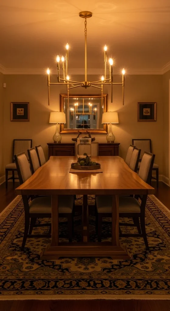 4. Use Gold Lighting for a Warm Glow