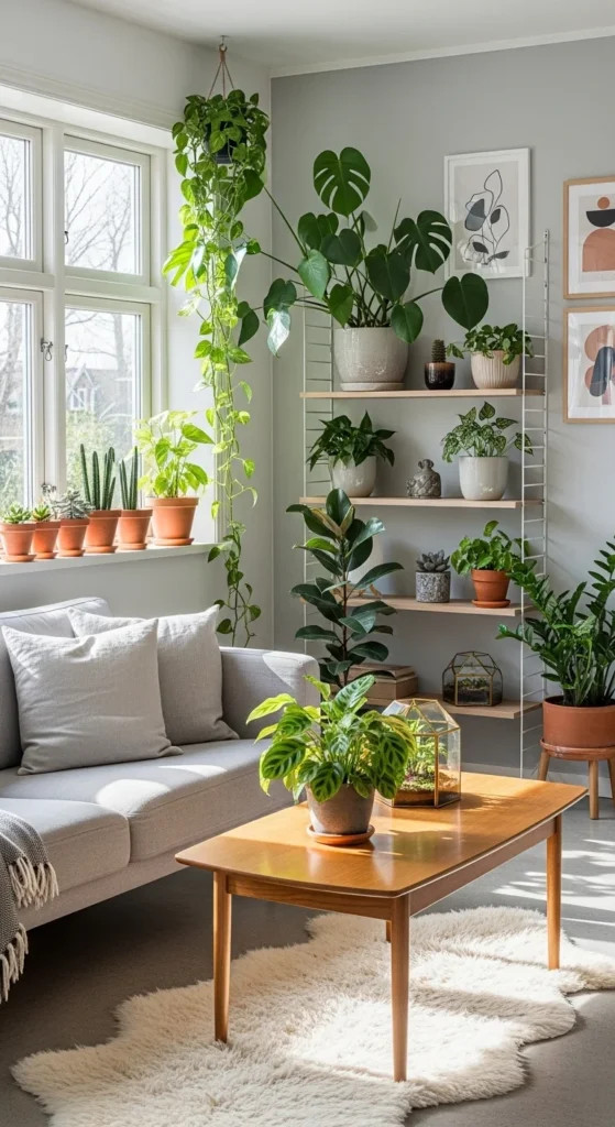 5. Bring in Plants for Natural Freshness